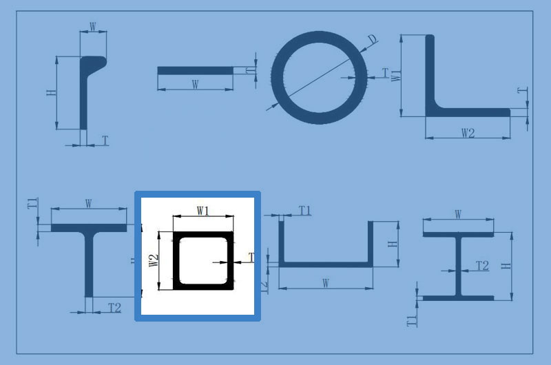 Marine Grade Aluminum Square Tube Specifications Measurement