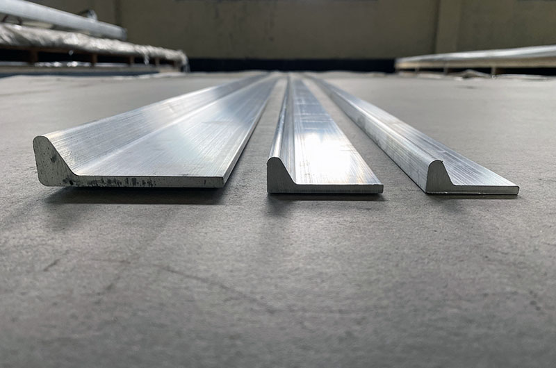 6061 Marine Grade Aluminum Bulb Flat Extrusions