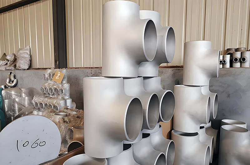 Equal diameter aluminum tee