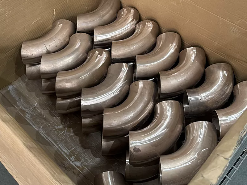Copper Nickel Elbows C70600 90/10 and C71500 70/30 for marine piping systems