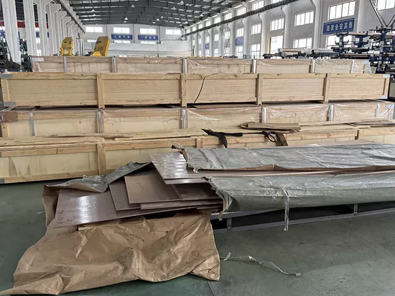 CuNi 90/10 seamless pipe export packaging with wooden cases pallets waterproof wrapping and end protection